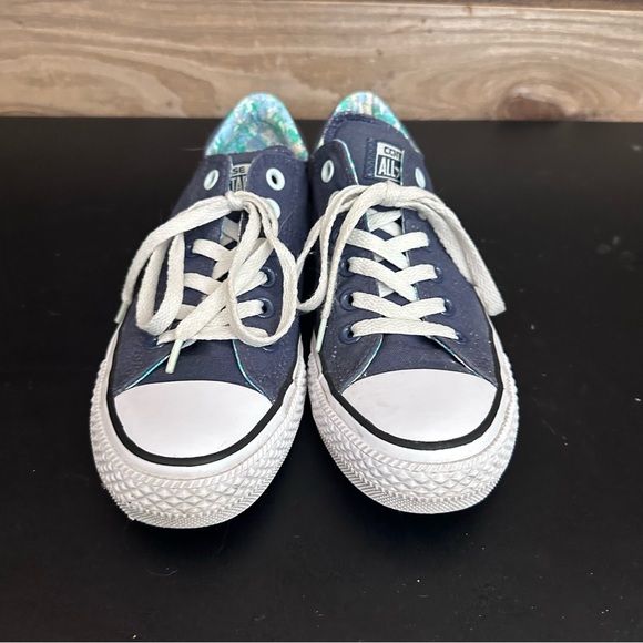 Converse Chuck Taylor All Star Women's 8 Blue Low Top Sneakers Quilted Inside - Picture 9 of 9